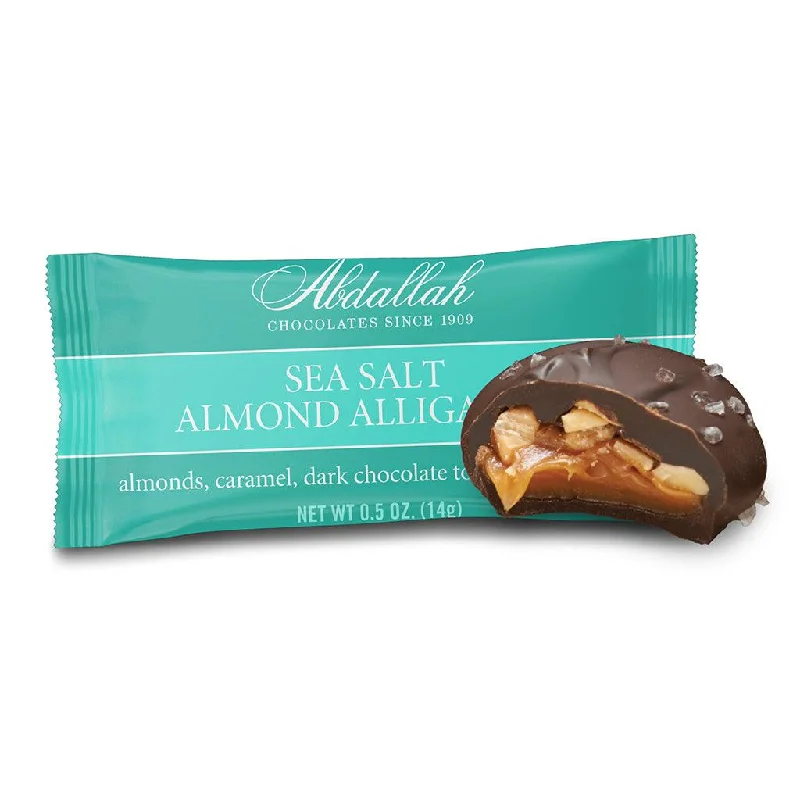 Abdallah Candies : Sea Salt Almond Alligator® Singles