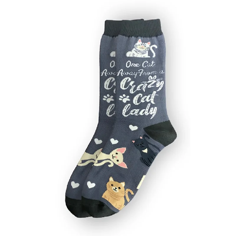 E & S Imports : I Love my Cat Unisex Socks