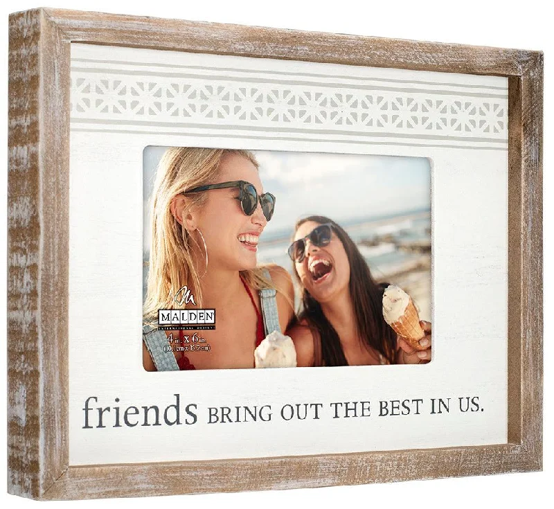 Malden : 4X6 Friends Rustic Border Frame