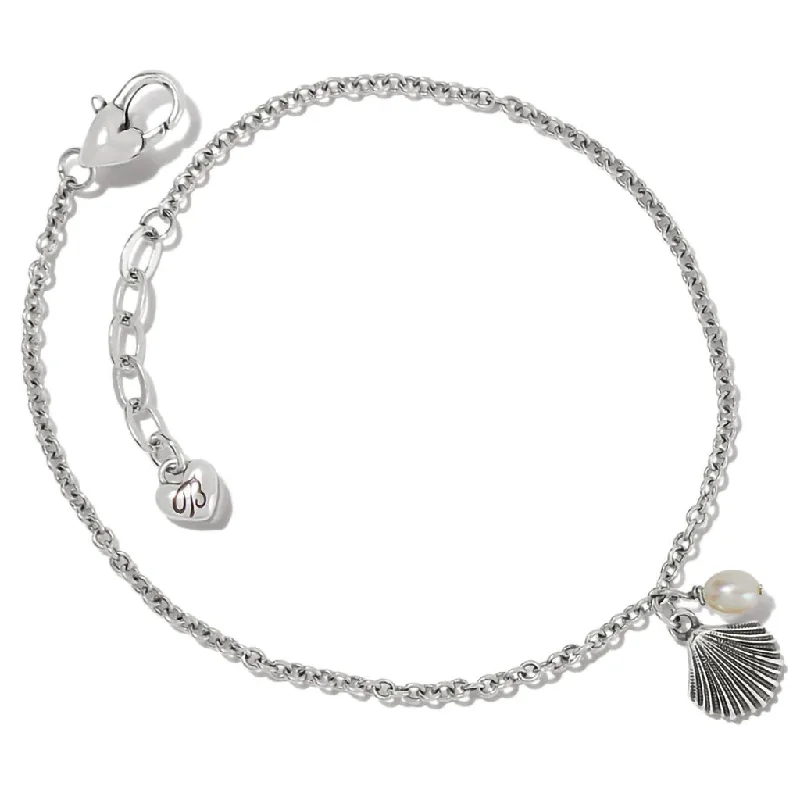 Brighton : Silver Shells Anklet