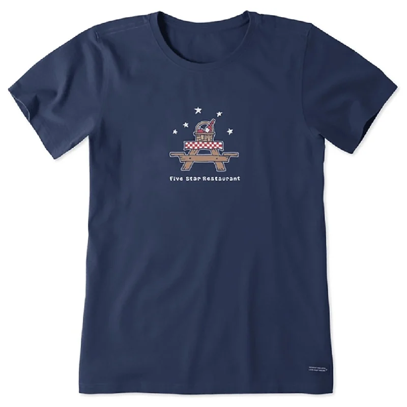 Life Is Good : Women's Five Star Restaurant Crusher Tee