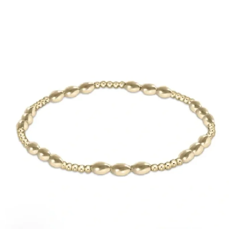 enewton design : Harmony Joy Pattern 2mm Bead Bracelet - Gold