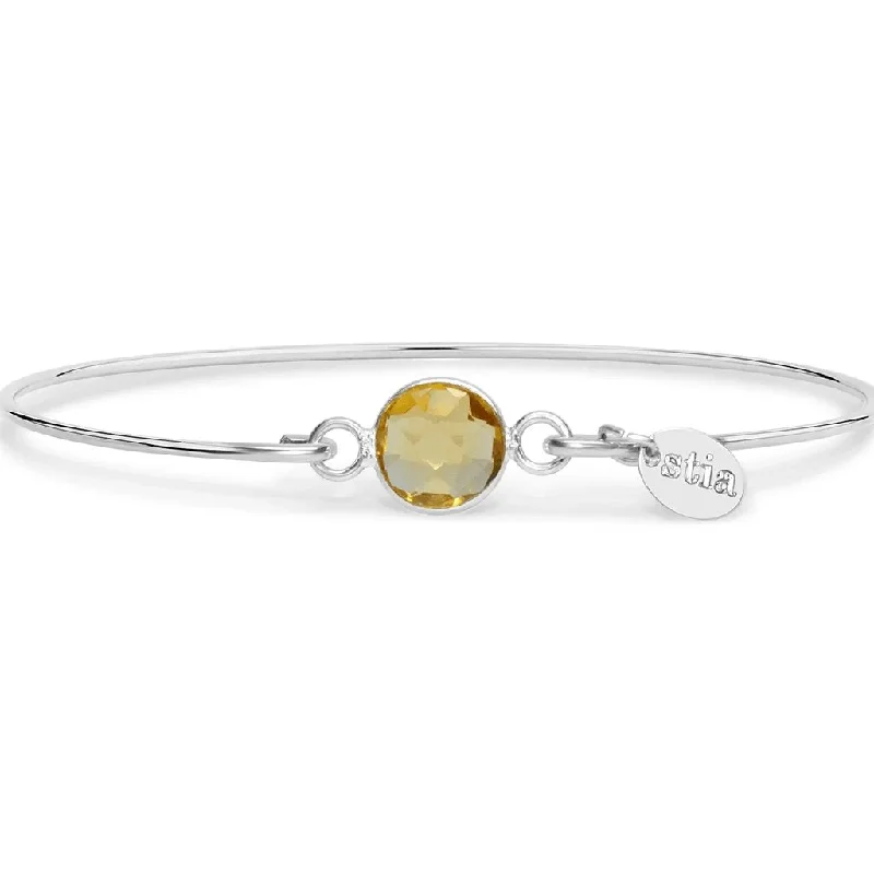 Stia : Signature Skinny Bracelet Citrine