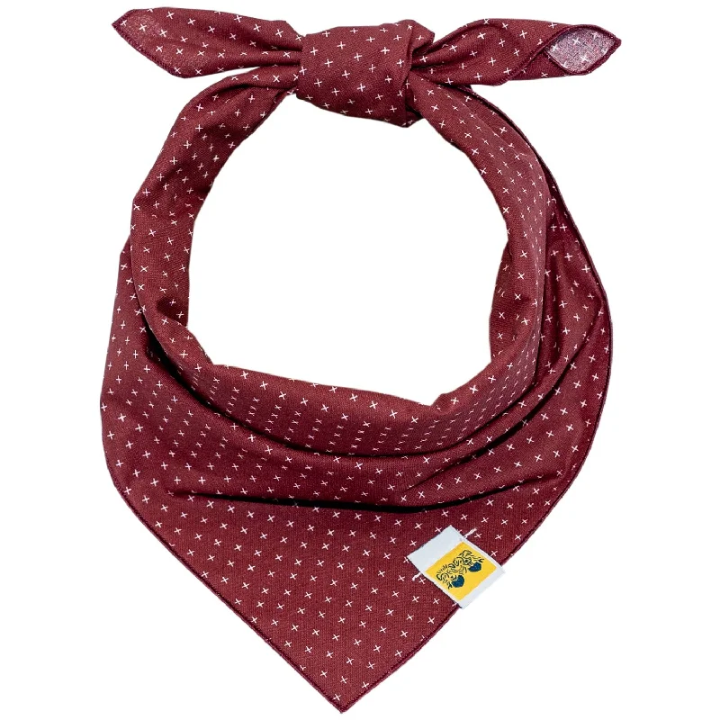 Red Currant Kiss Dog Bandana