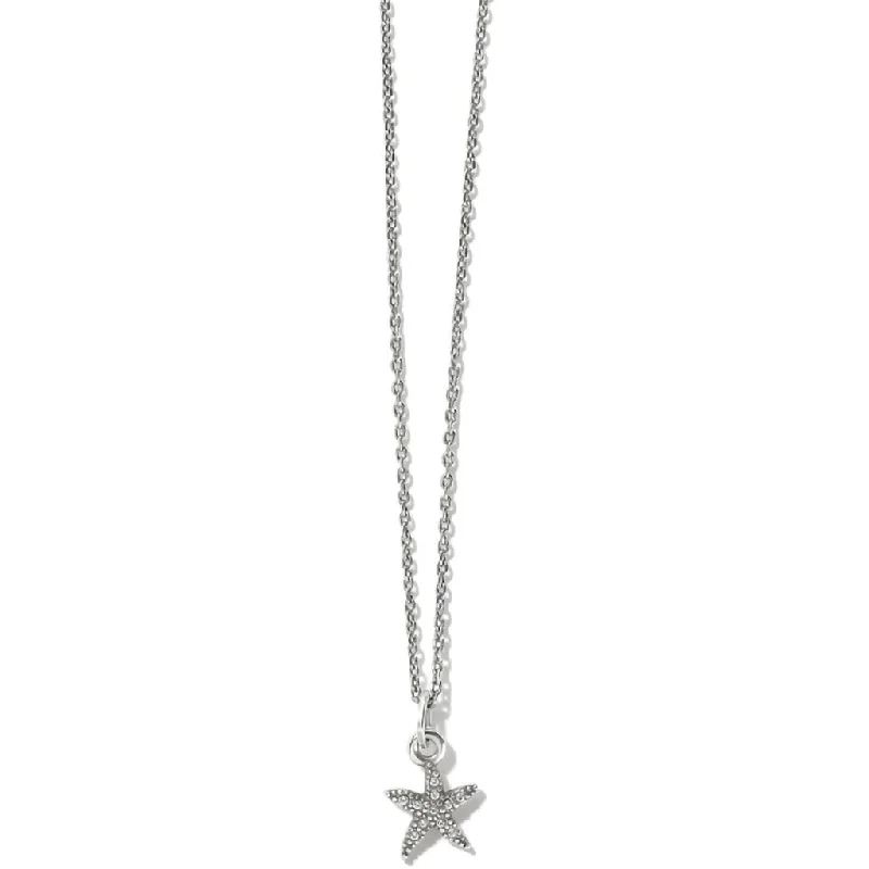 Brighton : Voyage Mini Starfish Necklace in Silver