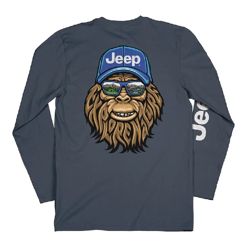 Jeep® : Nature Squatch Long Sleeve Shirt in Indigo