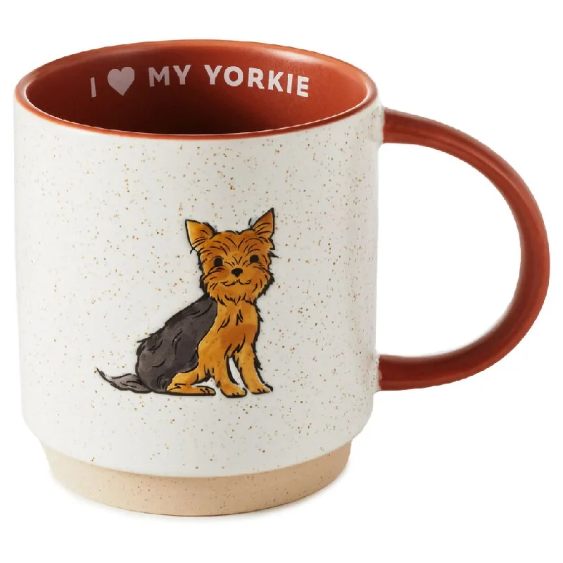 Hallmark : I Heart My Yorkie Mug, 16 oz.