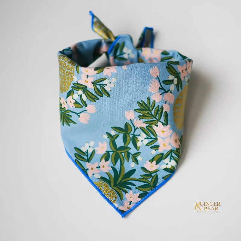 Pineapple Periwinkle, Dog Bandana