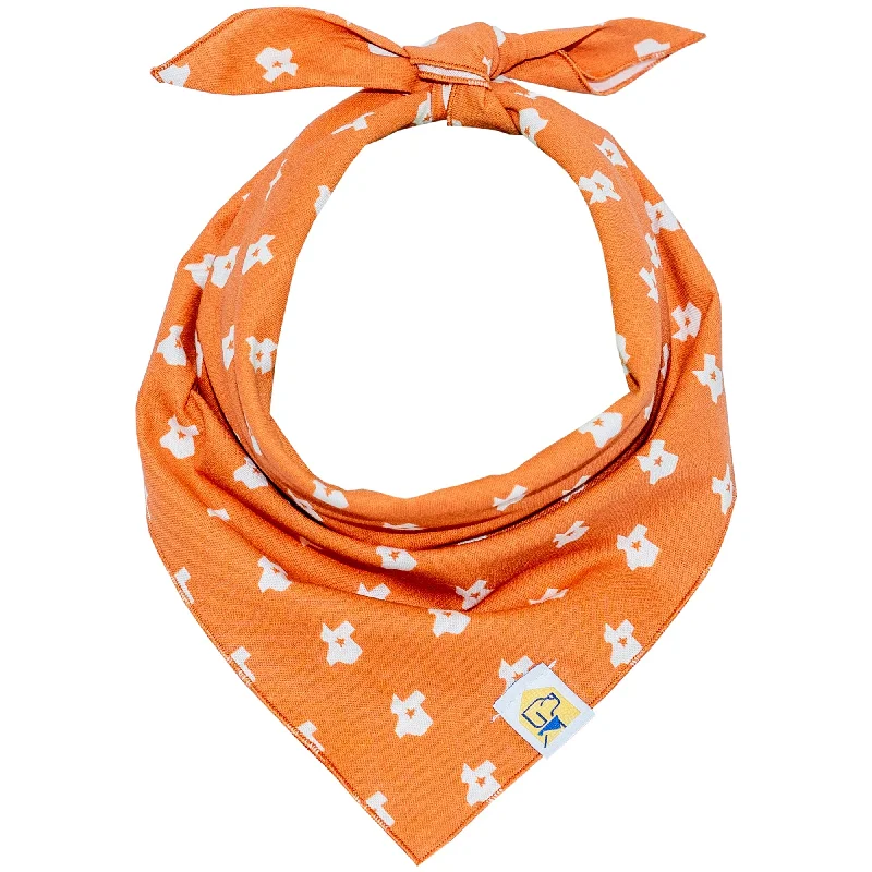 Texas State in Rust Dog Bandana