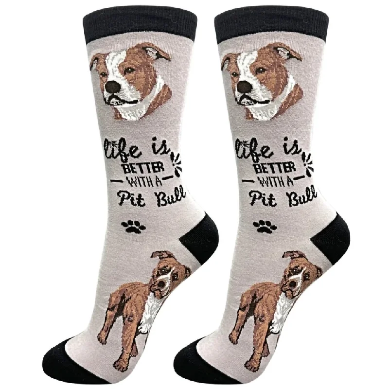 E & S Imports : Life Is Better With A Pit Bull Unisex Socks