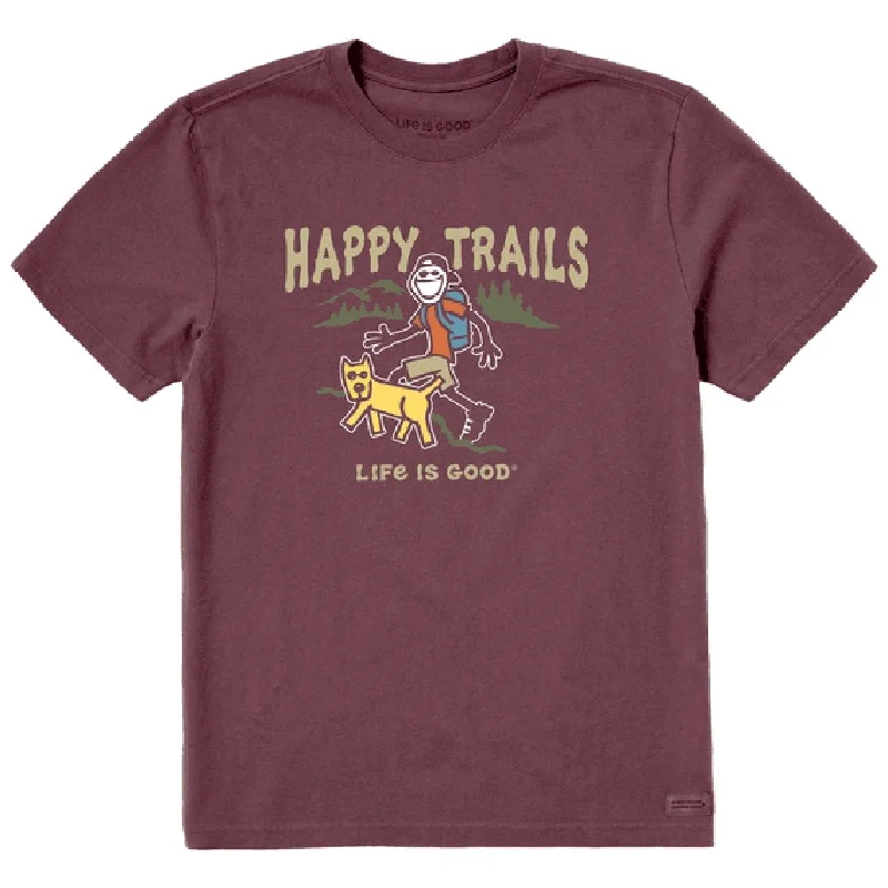 Life Is Good : Men's Jake And Rocket Happy Trails Short Sleeve Tee