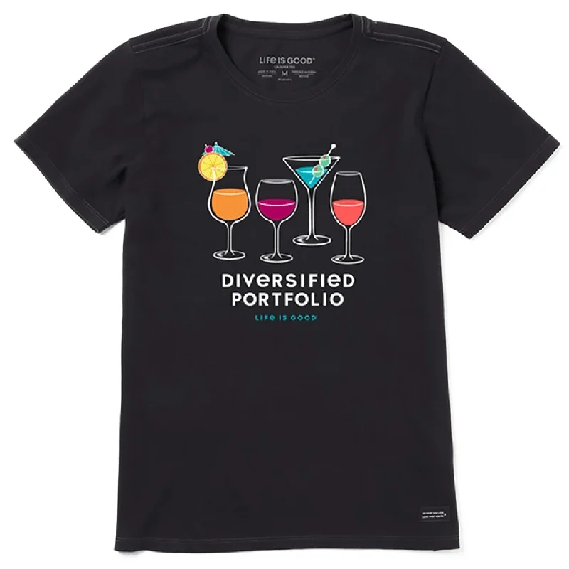 Life Is Good : Women's Diversified Portfolio Cocktails Crusher Tee