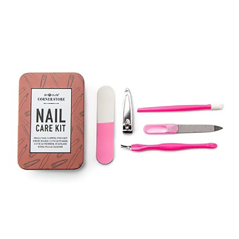 En Route Corner Store 5pc Nail Kit with Tin