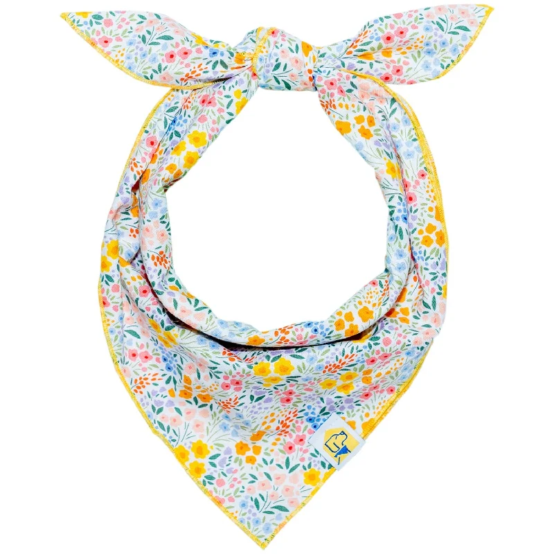 Sunshiney Florals Dog Bandana